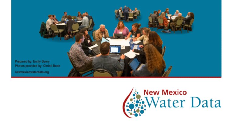 New Mexico Water Data Workshop Summary