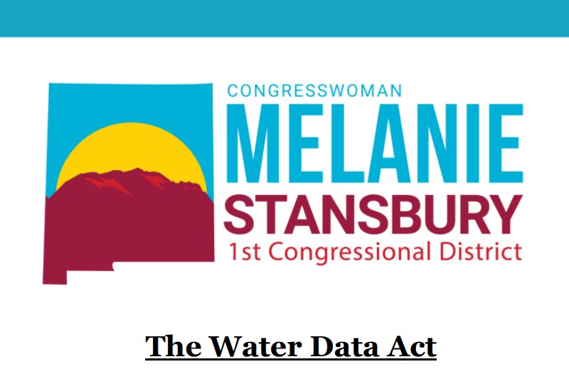Melanie Stansbury :: Water Data Act