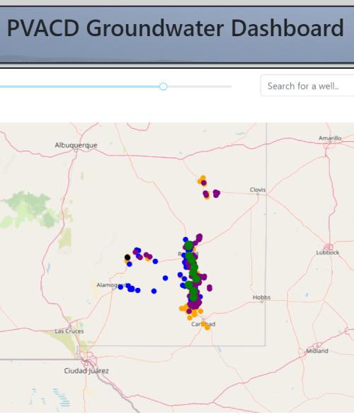 New Mexico Water Data :: PVACD Groundwater Dashboard