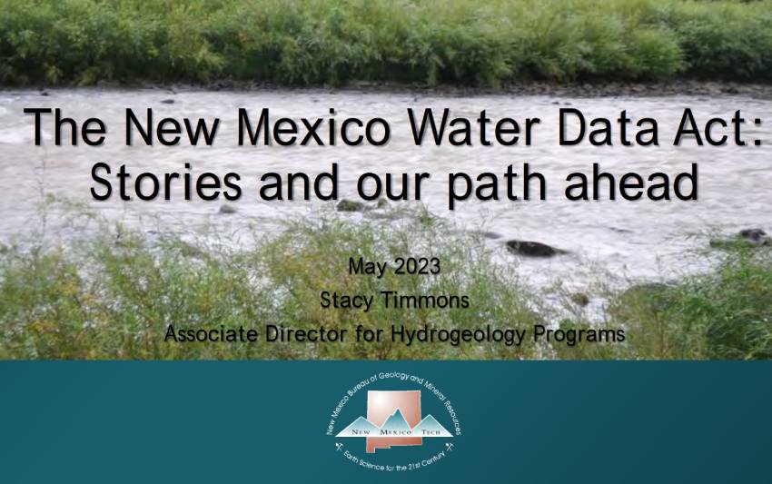 New Mexico Water Data Act
